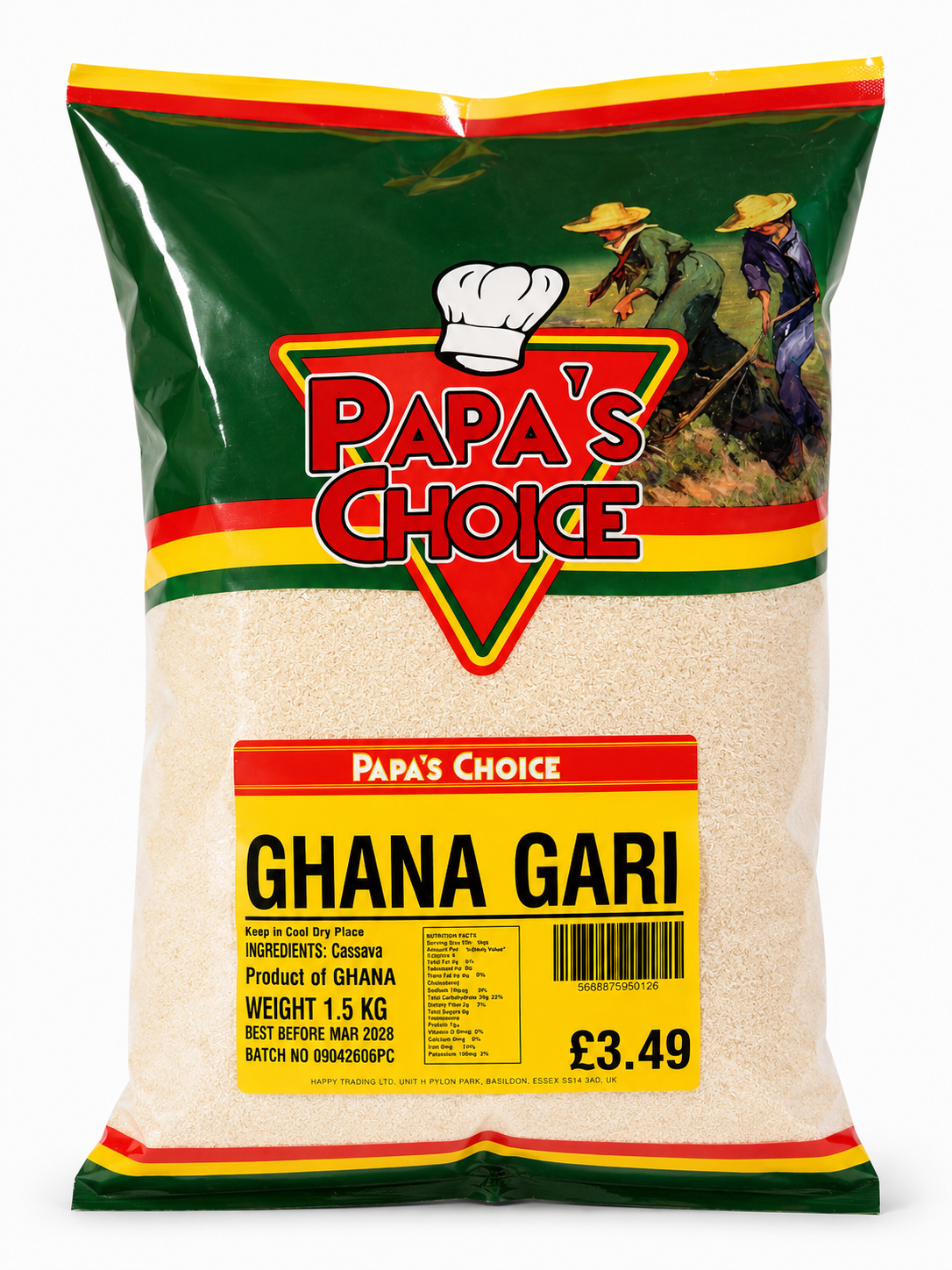 Papa’s Choice Ghana Gari (Premium Cassava Granules)